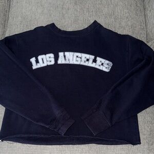 Los Angeles Navy Crewneck Sweatshirt